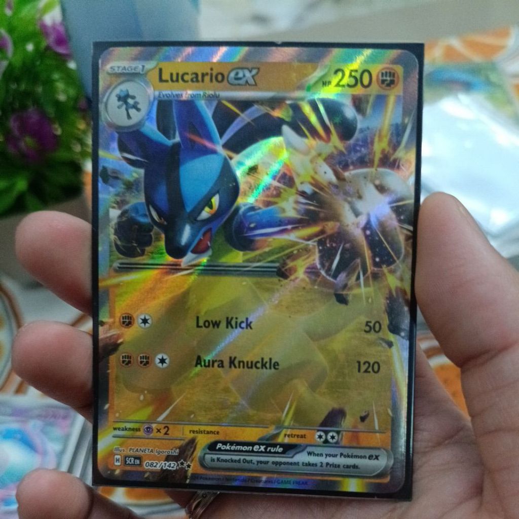 Pokemon TCG Lucario Ex Stellar Crown