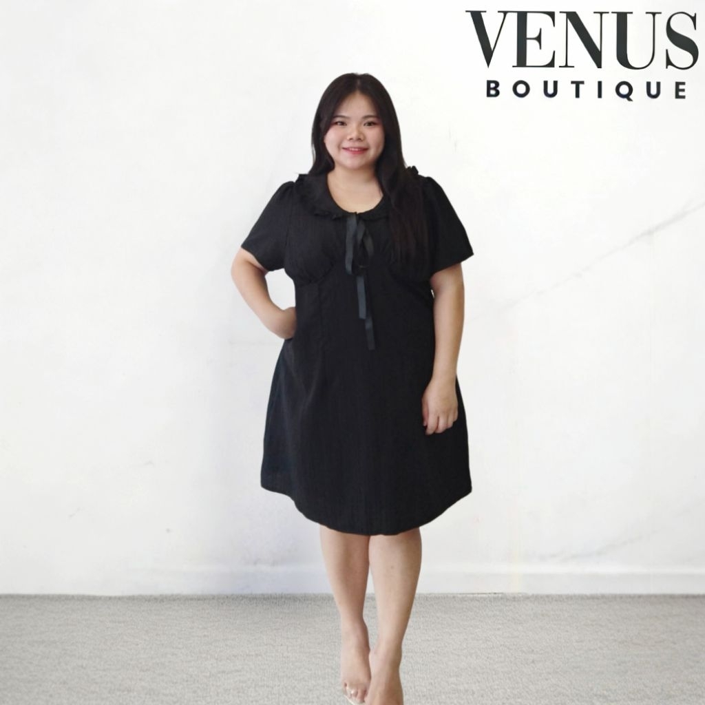 Sweet Bow Plus Size Princess DressD909 Plus Size Women Sweet Bow Plus Size Princess Dress