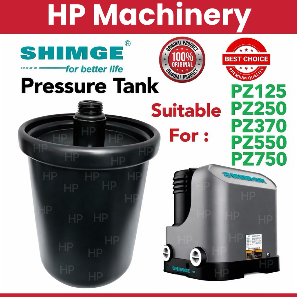 Shimge ปั๊มน้ําถังความดันเหมาะสําหรับ PZ125 PZ250 PZ370 PZ550 PZ750