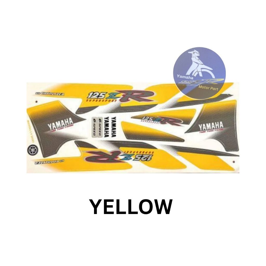 YAMAHA Y125Z Y125ZR 125Z (4) STRIPE BODY STICKER !!!