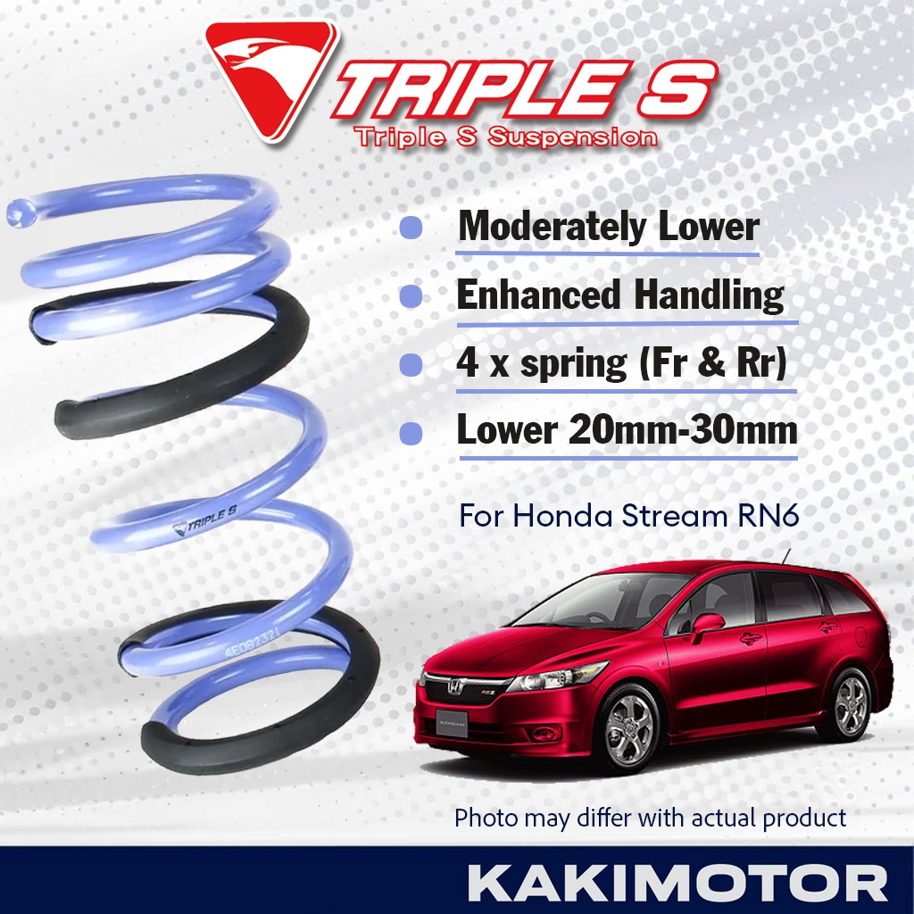 HONDA STREAM RN6 - สปริงสปอร์ตลด Triple S