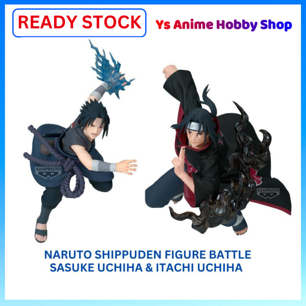 Banpresto Naruto Shippuden รูป Battle Sasuke Uchiha & Itachi Uchiha อะนิเมะรูป