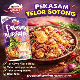 Pekasam Telor Sotong Putih Hakak Maneh Segar Besar Frozen  Beku Instant Food Pek Travel Murah Bersih
