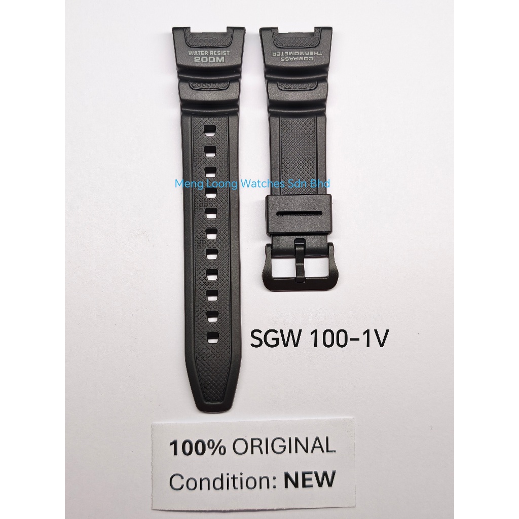 CASIO SGW100 SGW-100 BAND General TALI Items และสายรัดสภาพใหม่ 100%