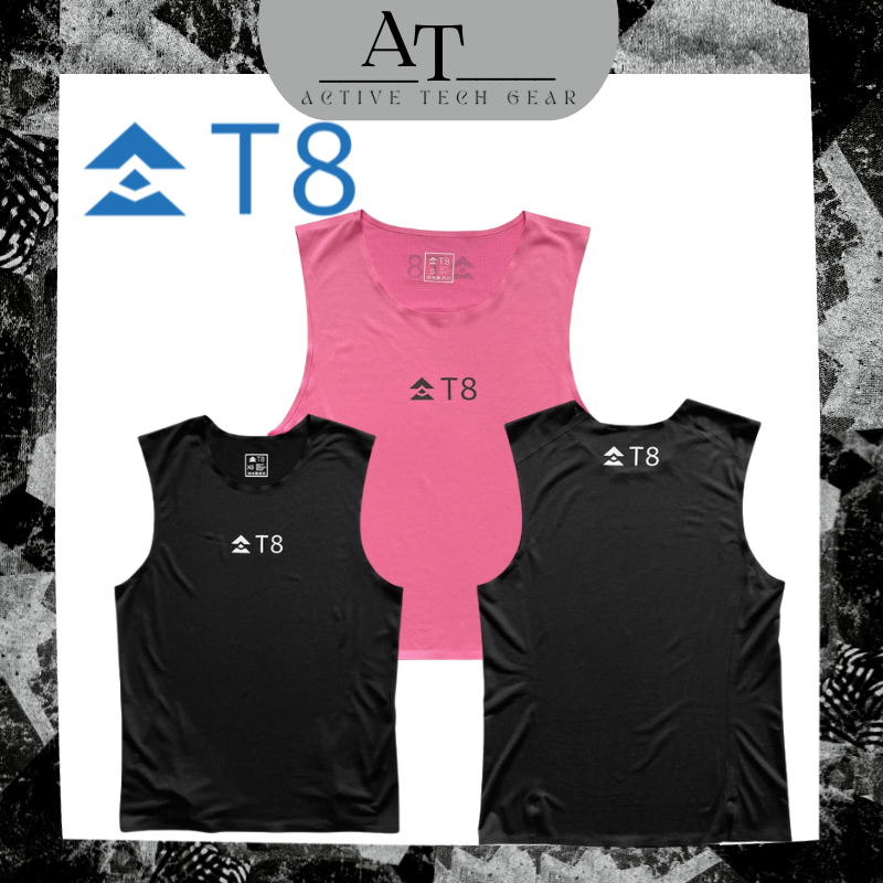 T8 Trail Tank เสื้อกล้ามวิ่งระบายอากาศน้ําหนักเบาแห้งเร็วสําหรับผู้ชายและผู้หญิง