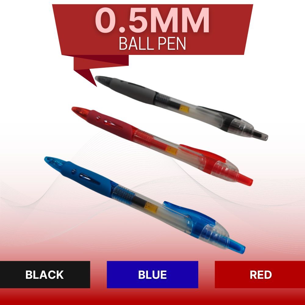 GP1008 GEL PEN-BLUE,BLACK & RED INK