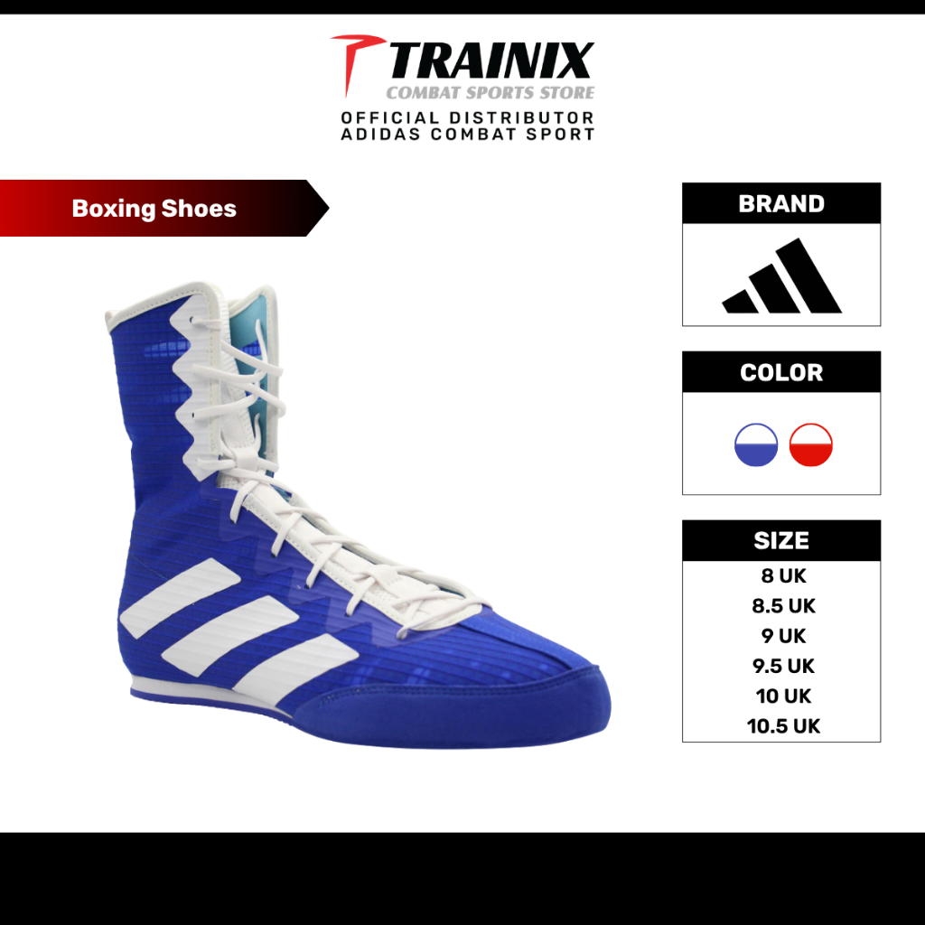ADIDAS BOXING SHOES - BOX HOG 4 - BLUE/WHITE (HP9612) | ขาว/แดง (HP9613)