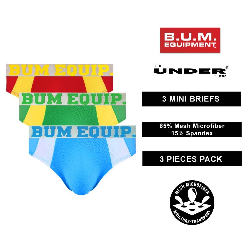 BUM - 3PCS MINI BRIEF (BUM1035MZ) ตาข่าย MICROFIBER SPANDEX FIFA WORLD CUP 2026 LIMITED EDITION