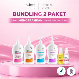 WHITEINC AHA WHITENING BODY LOTION & BODY SERUM
