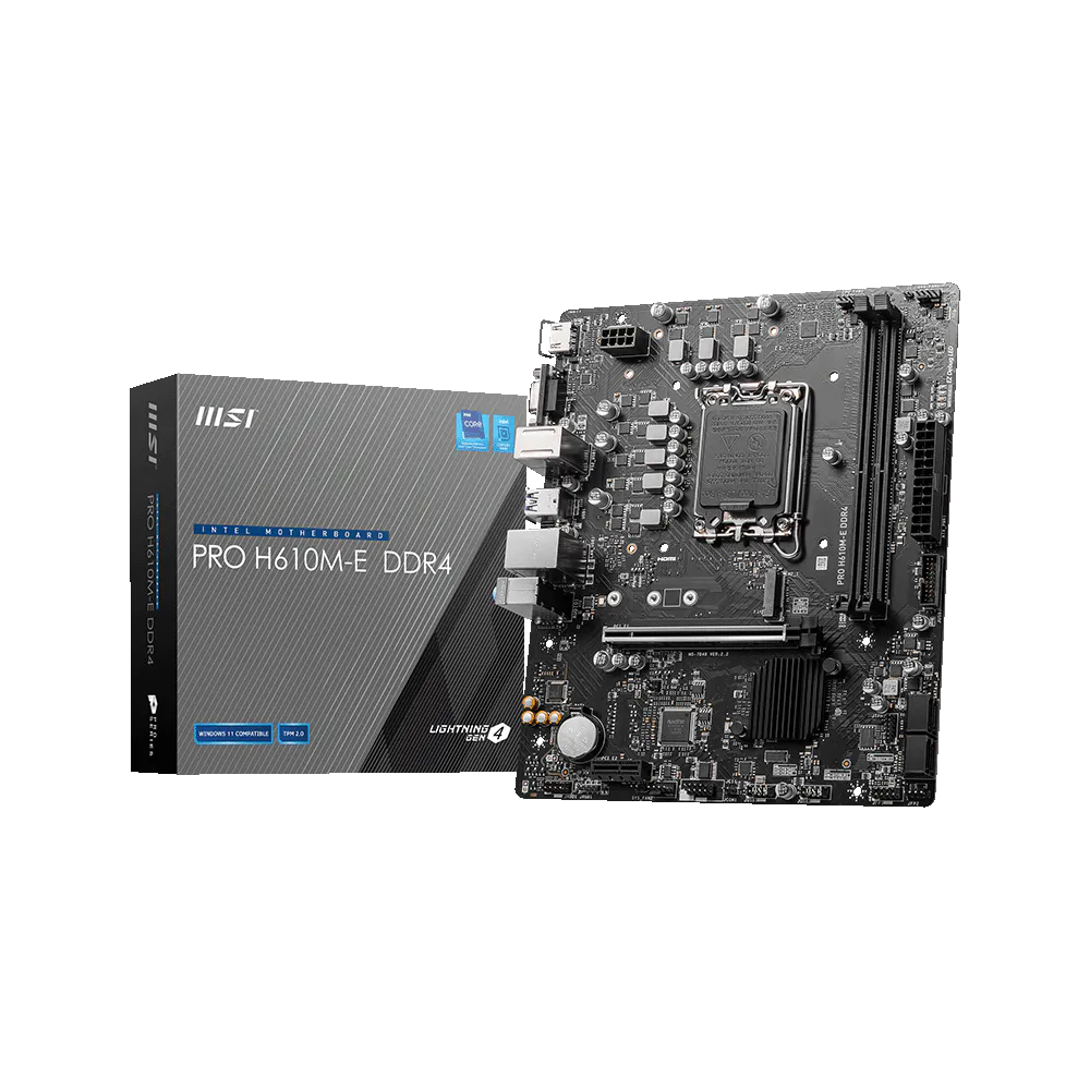MSI H610M-E DDR4 LGA 1700 INTEL MOTHERBOARD
