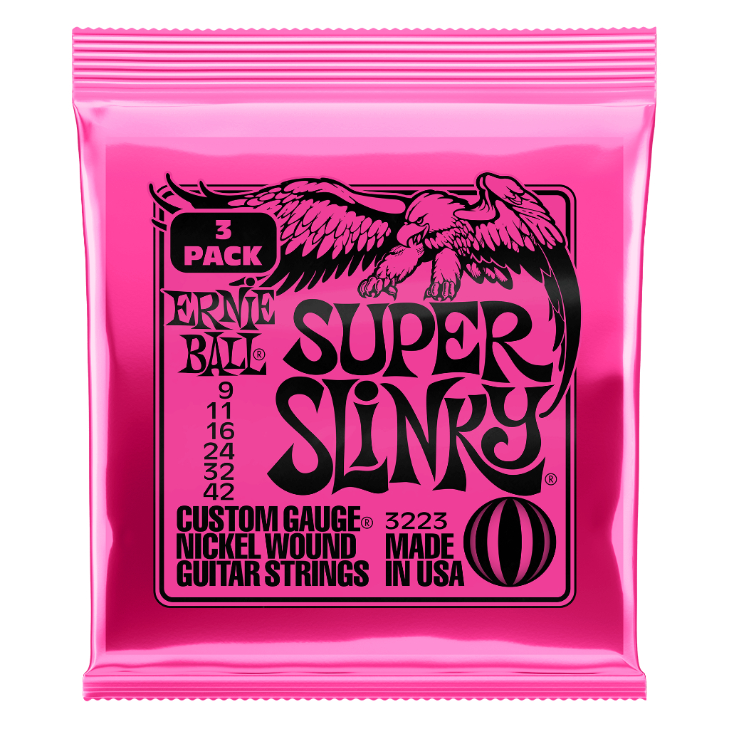 ERNIE BALL 3-Pack Super Slinky 9-42