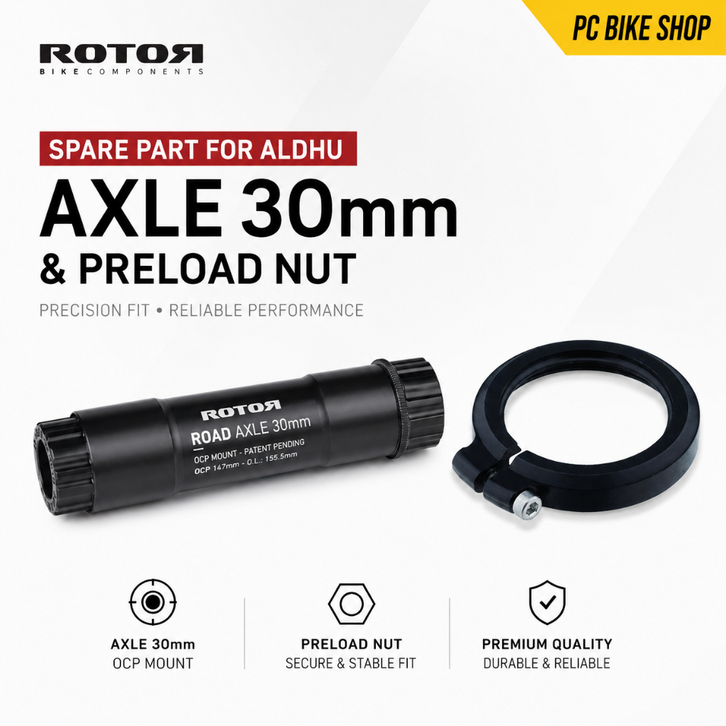 Rotor Road Aldhu/Vegast 30 มม.เพลา/Preload Nut Off Standard Chainringขี่จักรยานแผนที่จักรยานCrank Co