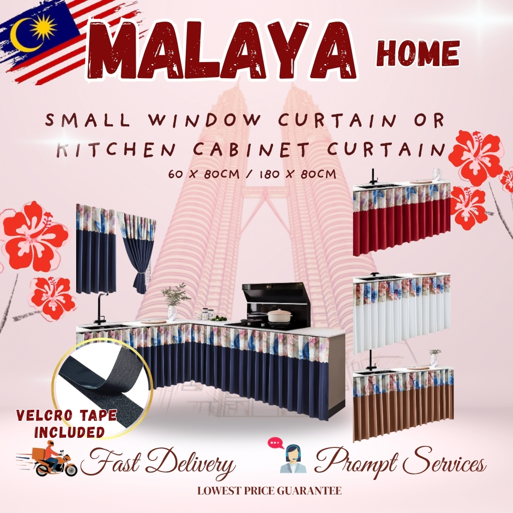 MALAYAHOME KCC30-KCC38 NEW SERIES Kitchen Curtain/Cabinet / Langsir Cabinet Dapur