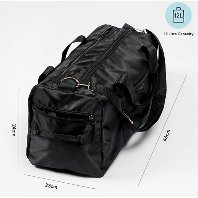 ️‍ ️Gym Duffel Bag Compact Sports & Travel Fitness Bag (46x23x24cm)