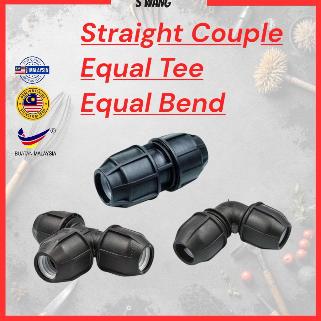 โพลีกระชับคู่ตรง,Equal Tee,Equal bend