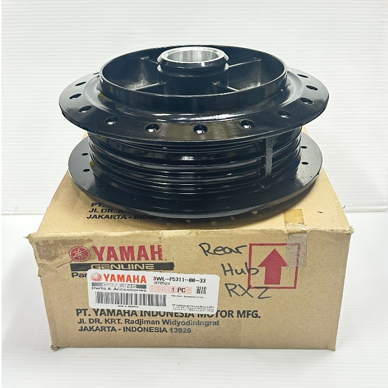 YAMAHA REAR DRUM REAR HUB RXZ [ BLACK ] (3WL-F5331-00-33)