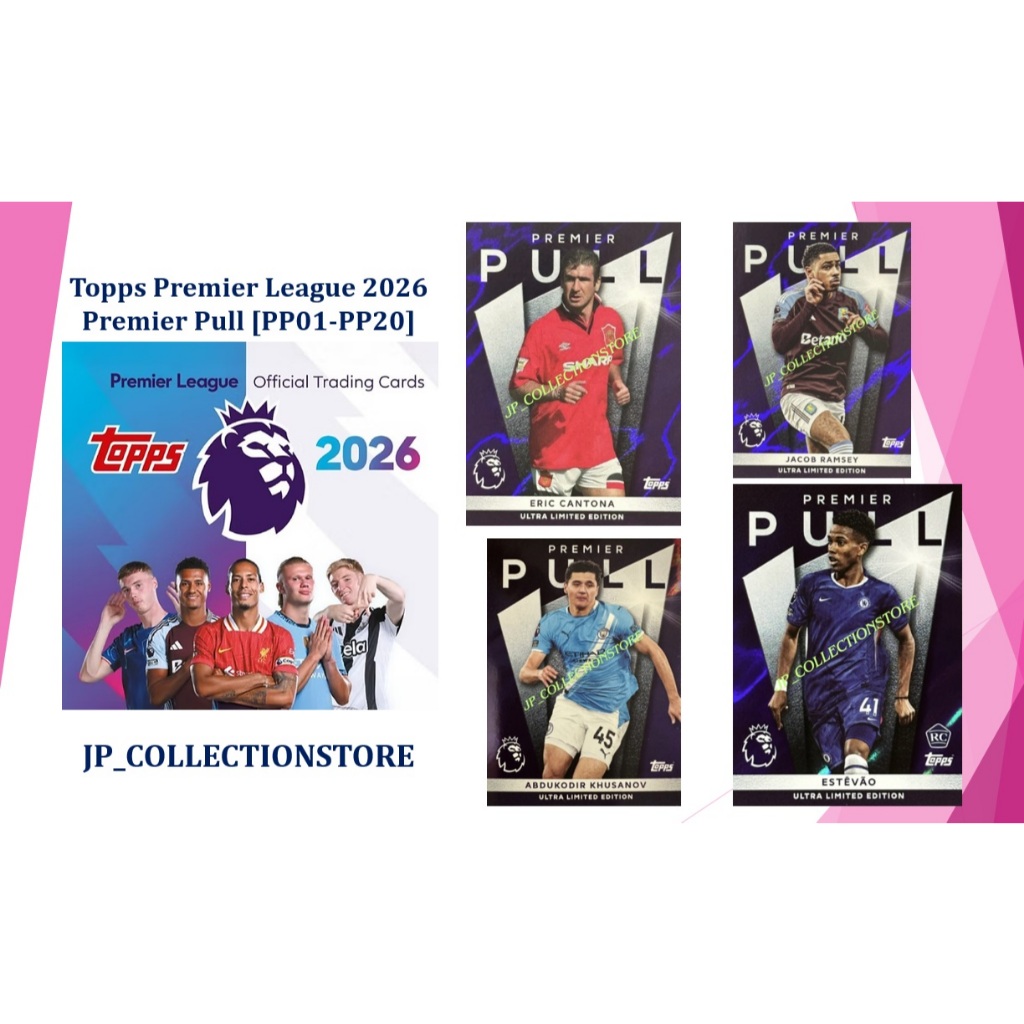 [Premier Pull] การ์ด Topps Premier League 2026 การ์ด