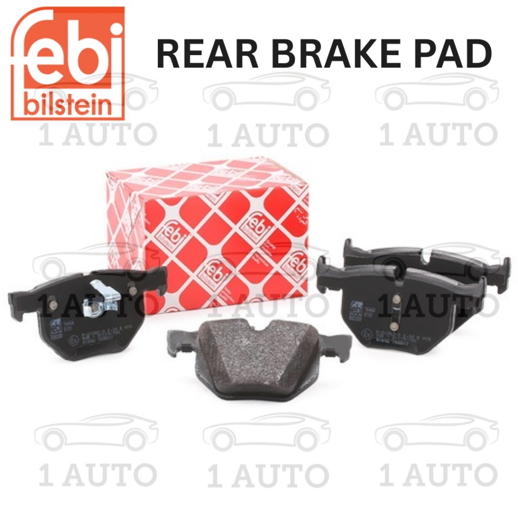 FEBI BILSTEIN REAR (BELAKANG) ผ้าเบรค BMW E60 520d 520i 523i 525i 530i 530d E63 E64 630i