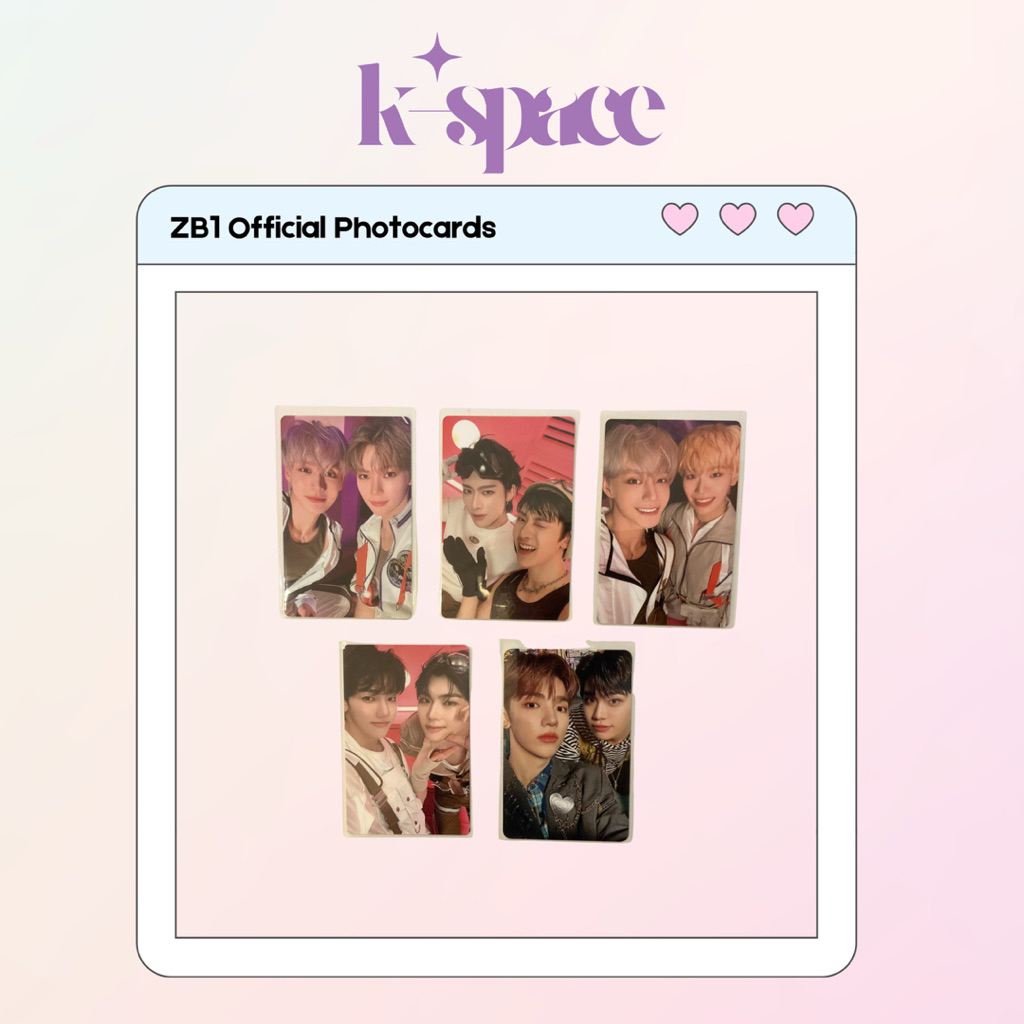 ZB1 (ZEROSASEONE) - Photocard อย่างเป็นทางการ