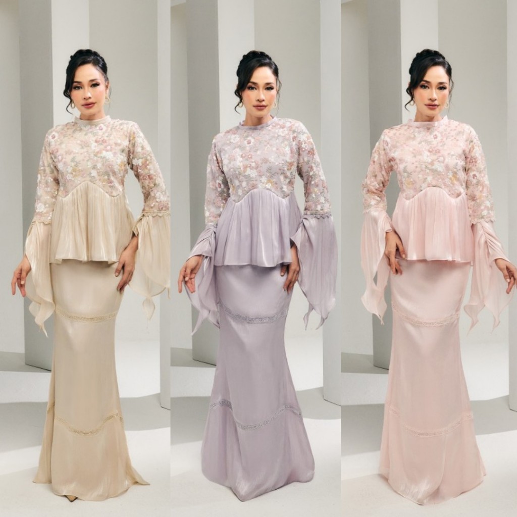 Noelle Peplum Kurung by Deenara