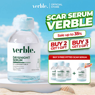 Verble Serum Pitted Scar Removal Dark Spot Correcting Glow Serum Verble Day Dan Night 30ml