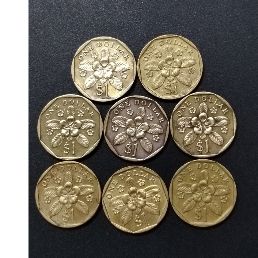 2nd Series 1 Dollar 1988 -1997 ( 8 เหรียญ )