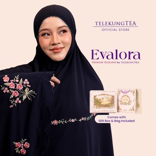 EVALORA | Telekung Sulam Premium + Special Edition Enchanted Gift Box | Telekungtea