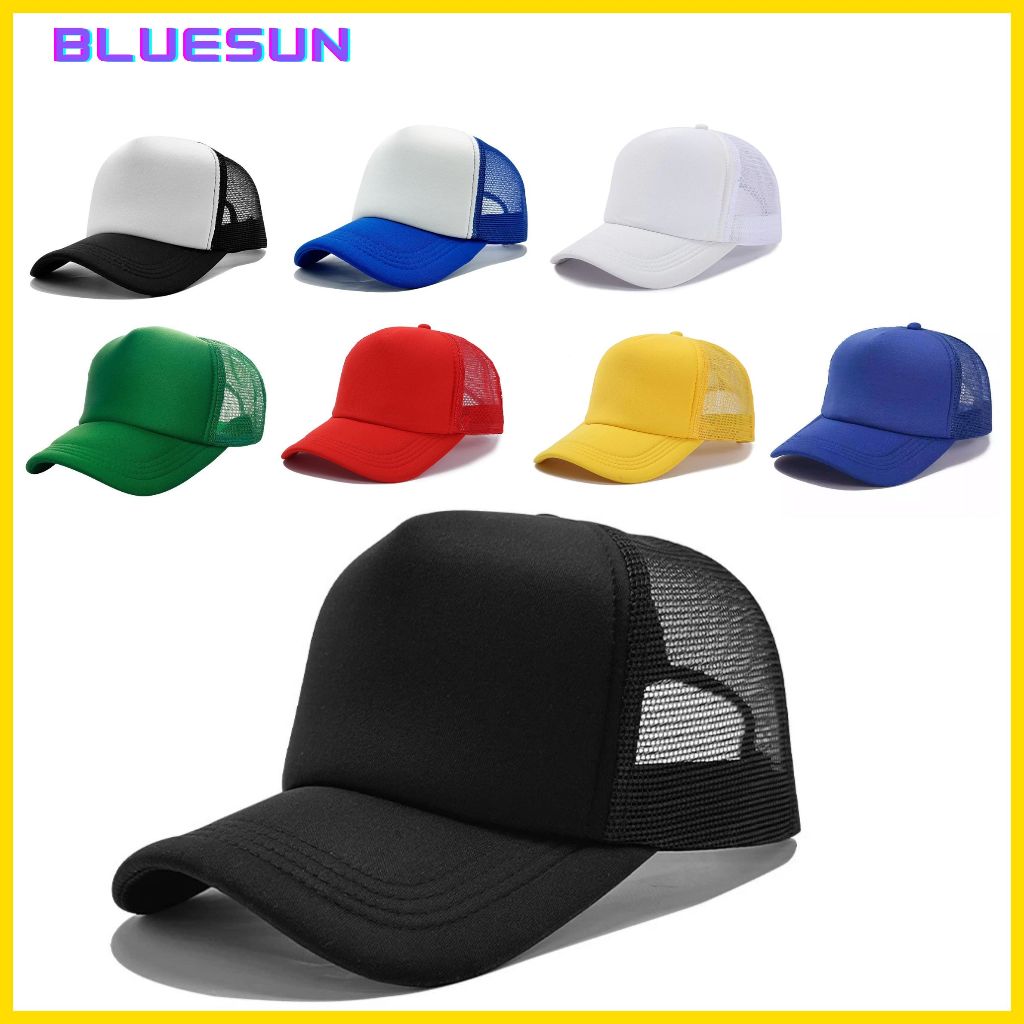 Trucker Cap Man Topi Trucker Cap men หมวกตาข่ายรถบรรทุกสําหรับผู้ชายและผู้หญิงและแถบปรับได้