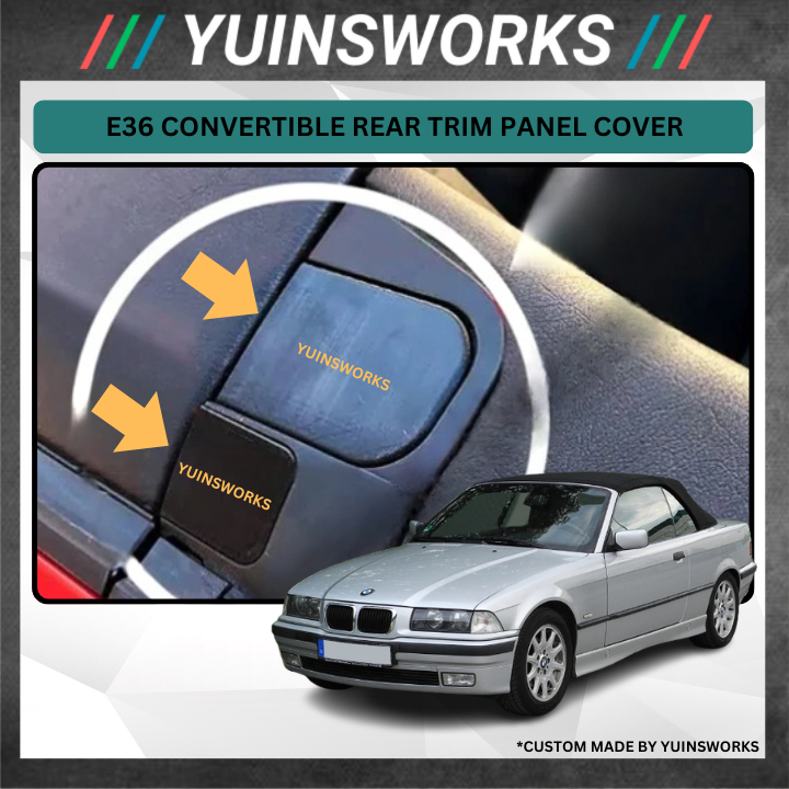 ฝาครอบแผงตัดแต่งด้านหลัง BMW E36 Convertible โดย YUINSWORKS 3D 258