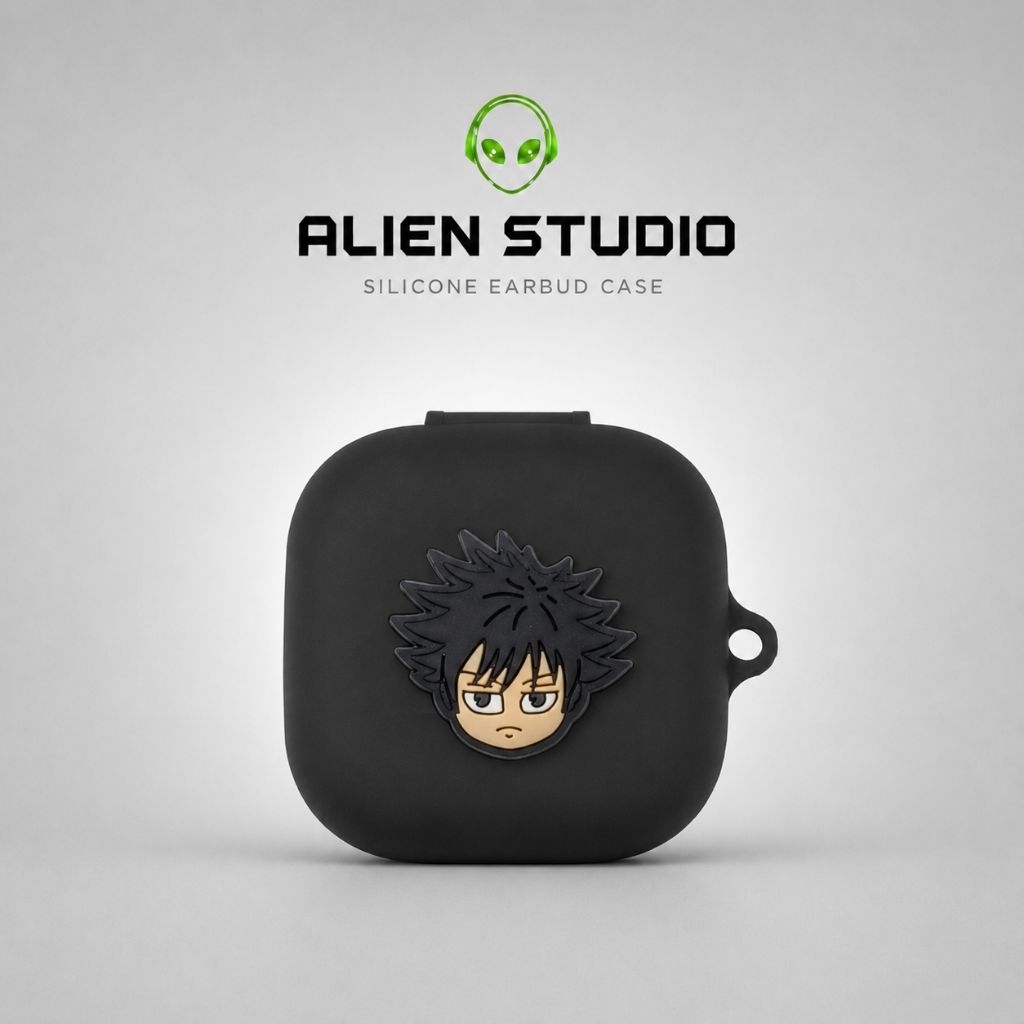 ALIEN STUDIO 3D สไตล์ซิลิโคนฝาครอบป้องกันสําหรับ Baseus E16 กรณี + ปากกาทําความสะอาด + เชือกเส้นเล็ก