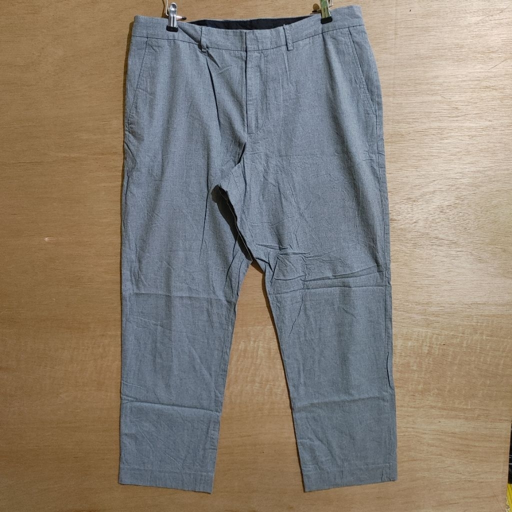 J.Crew Bedford Pants W36 L32 Grey Seluar Chino Lelaki 100% Cotton Preloved Premium Slacks Men Long P