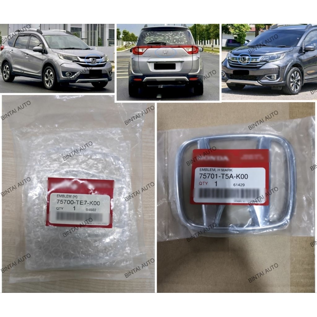 * Tsa Brv 2017-2021 โลโก้สัญลักษณ์หน้าและหลัง 75700-Te7-K00 Depan/ 75701-Tsa-K00 Belakang