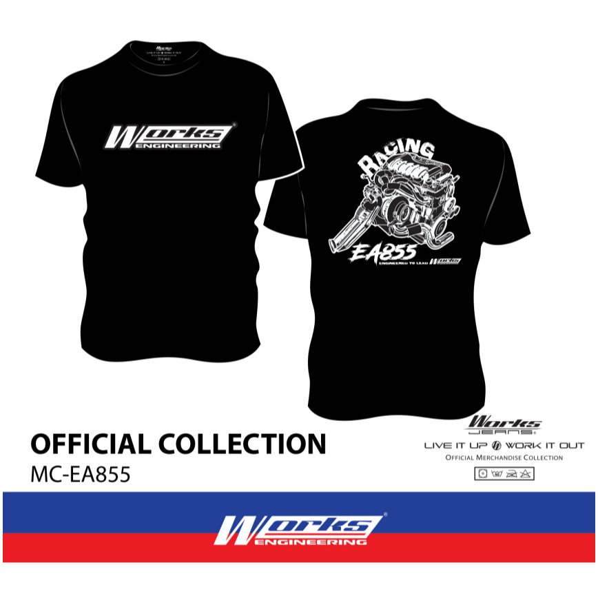 เสื้อยืด Works Engineering Volkswagen EA855 Edition