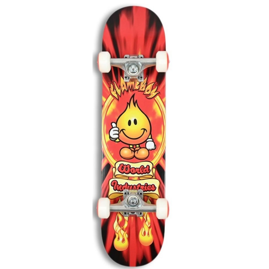 World Industries Skateboard Flameboy V2 Completes 7.75