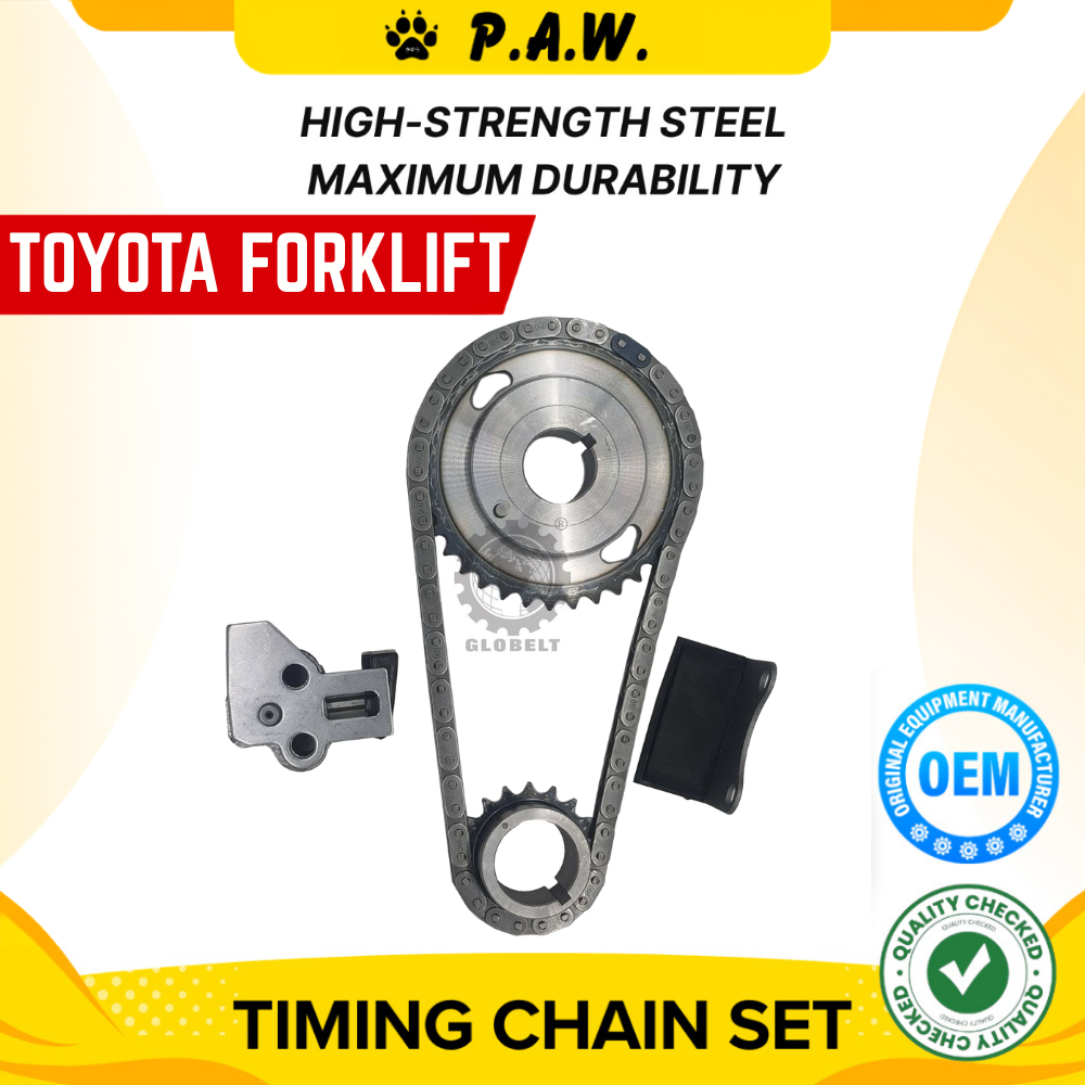 TY043 GloBelt ชุดโซ่ไทม์มิ่ง (60-เดี่ยว) Toyota รถยก 4Y 2.2 เครื่องยนต์ - 7FG 8FG