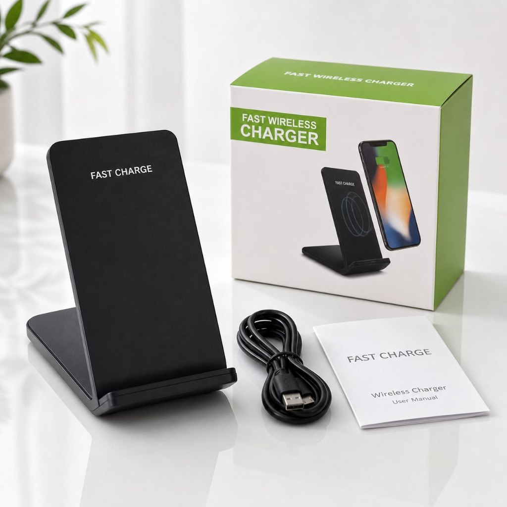 Clearance Fast Wireless Charger Stand Qi Phone Dock รองรับ iPhone Android MY