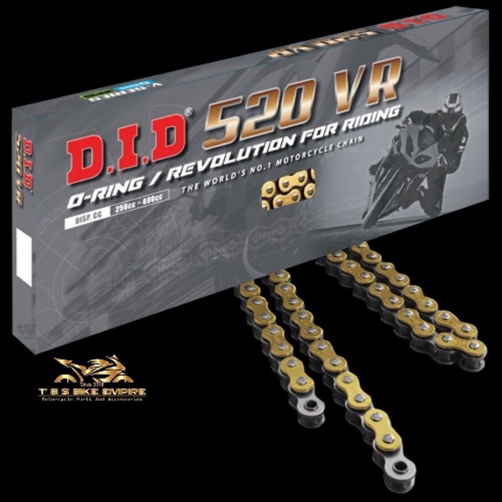 DID 520 VR O-RING CHAIN DD สําหรับนินจา 250 300 400 R25