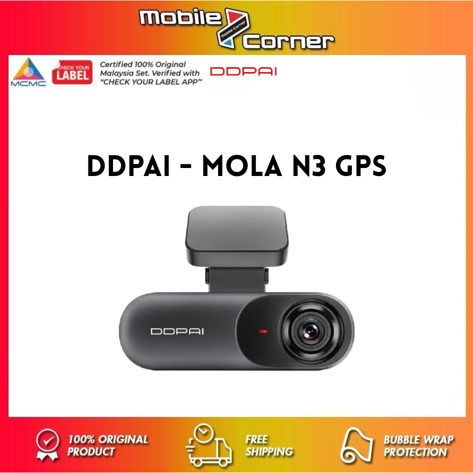 DDPAI MOLA N3 GPS ประกันภายใต้ DDPAI