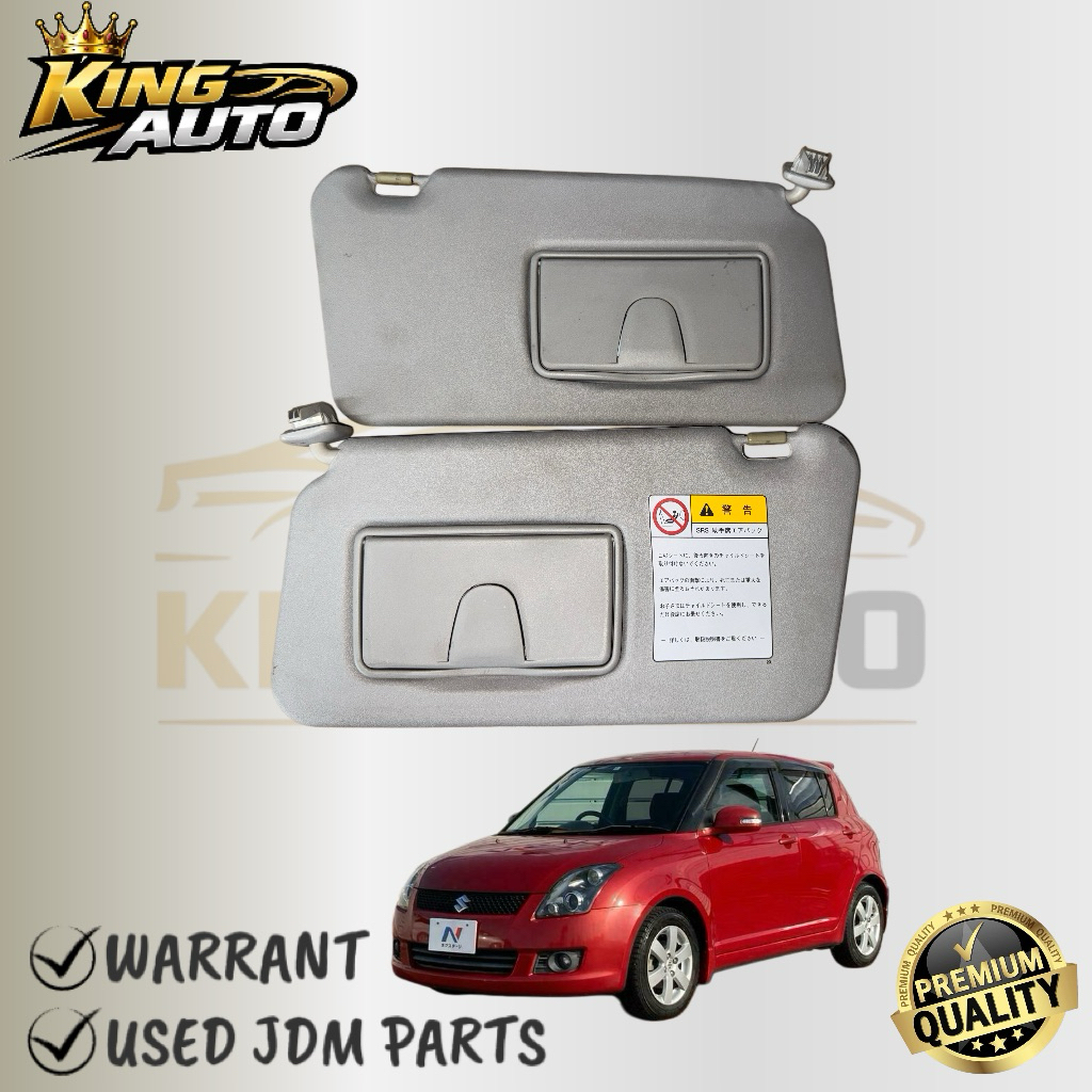 SUZUKI SUNVISOR/SUN VISOR/SUN SHADE สําหรับ SWIFT ZC11S ZC21S ZC31S ZC71S 04-12Y 1 ชุดที่ใช้ญี่ปุ่น