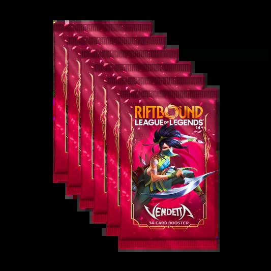 LIVE RIP 1 PACK Vendetta Riftbound: การ์ดเกม League of Legends Trading