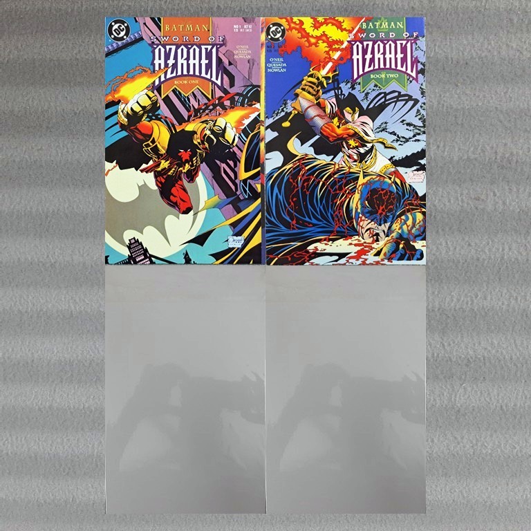Batman: Sword of Azrael 1- 2 2/4 ชุดบางส่วน (DC Comics) Key Issue: 1st App (Dennis ONeil, Joe Quesad