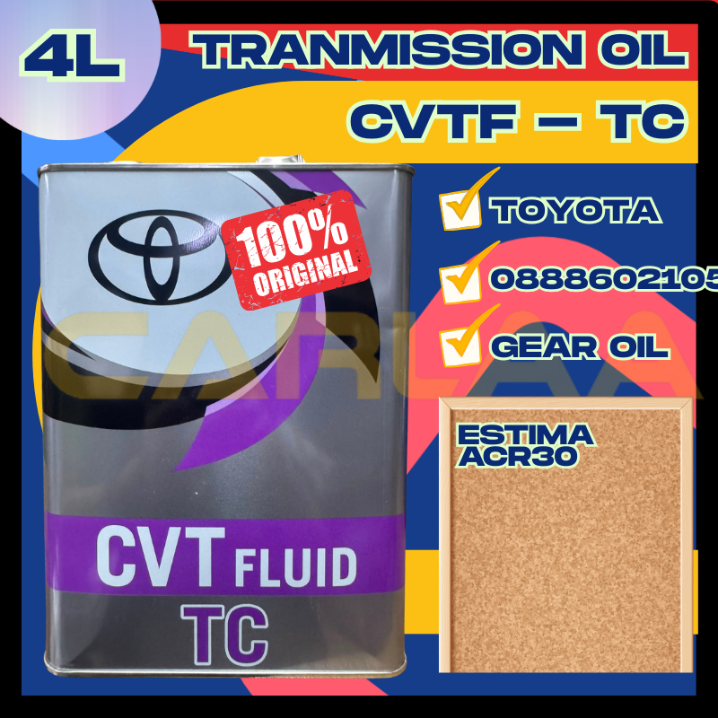 TOYOTACVTF - TC 4LAUTOMATIC TRANMISSION FLUID GEAR OIL 08860-02105 MINYAK GEARBOX KERETA