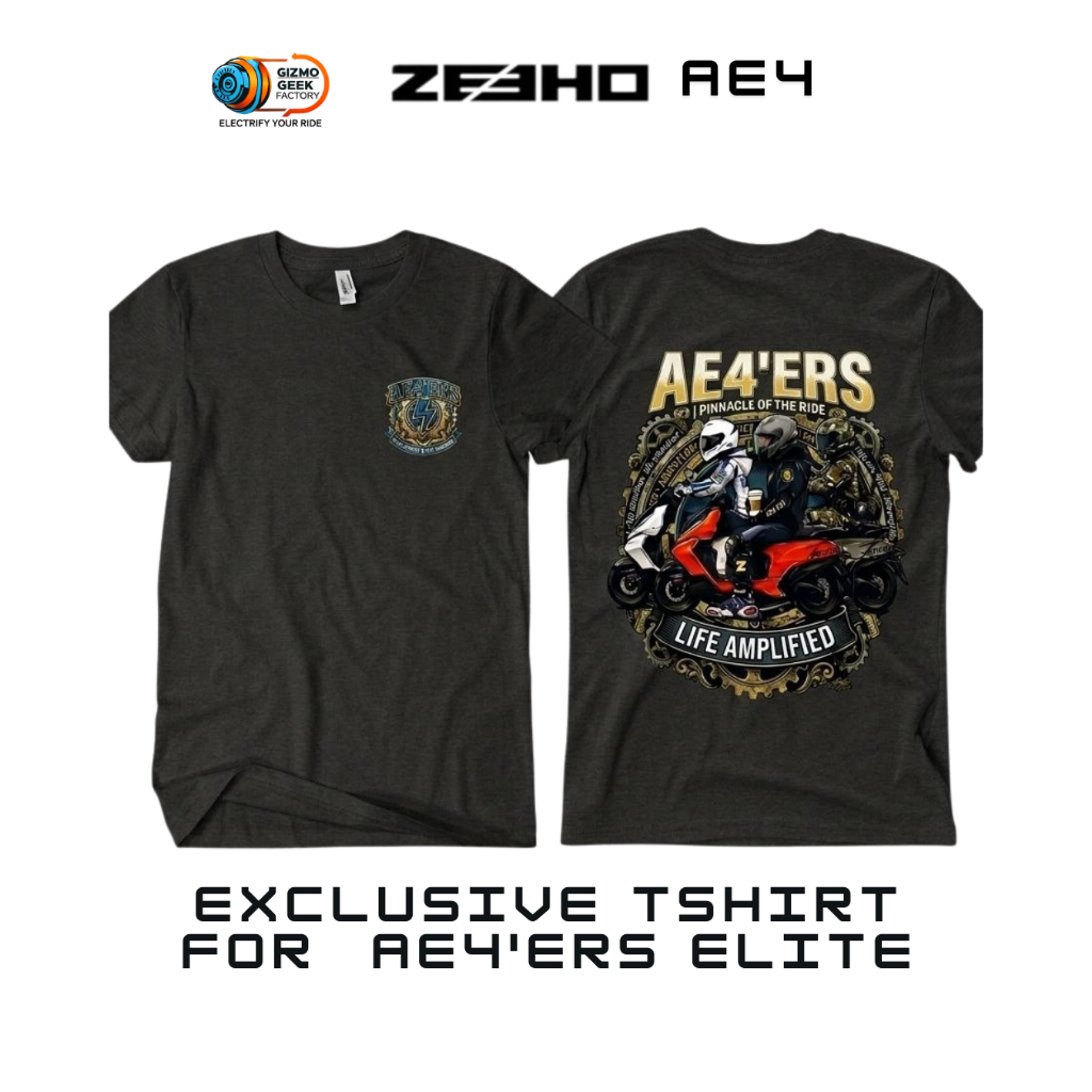 พิเศษ: AE4ers Premium Tee - สําหรับ Zeeho EA4 Elite Rider