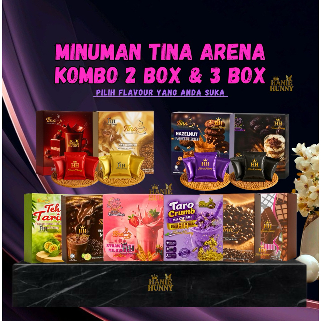 MINUMAN KOPI TINA ARENA - 2 กล่อง & 3 กล่อง