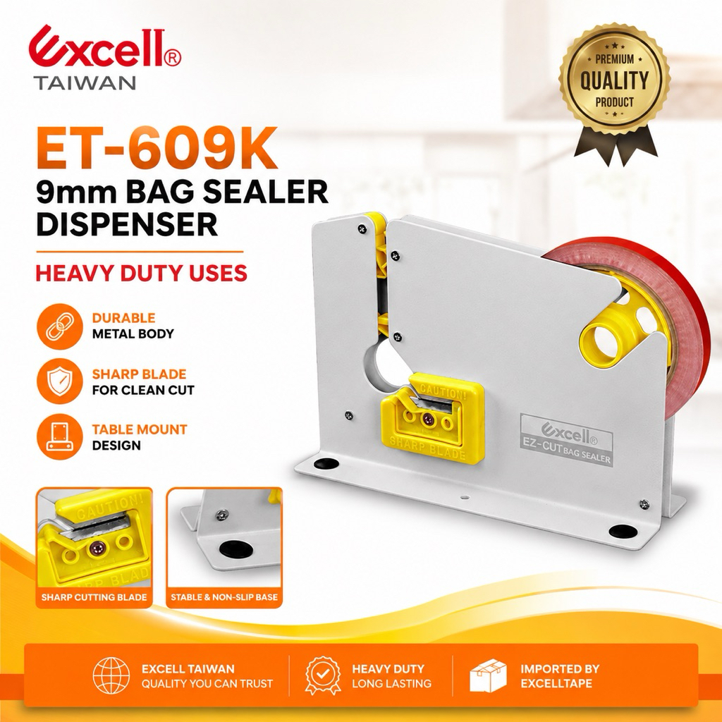 ซีลกระเป๋า EXCEL TAIWAN DISPENSER ET-609K 9MM
