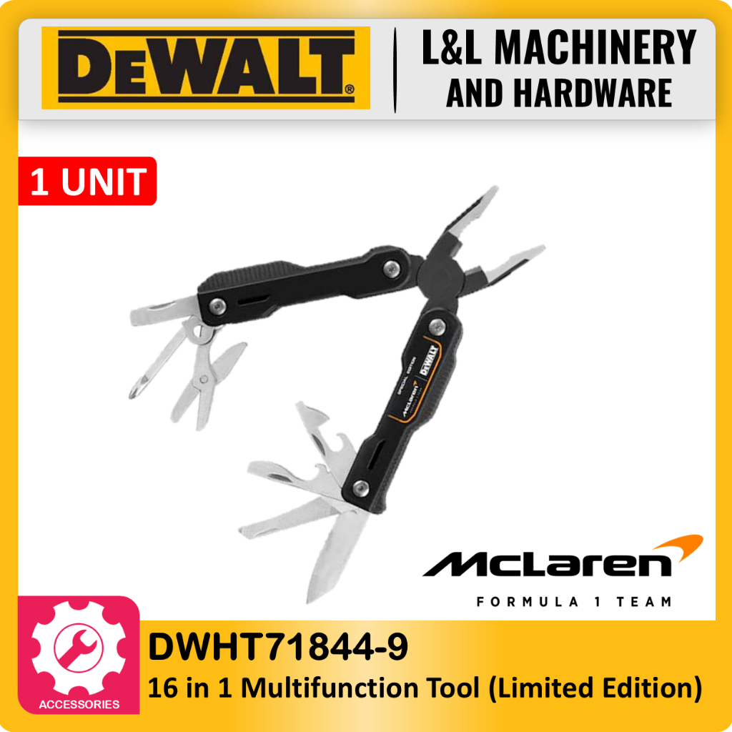 DEWALT x McLaren DWHT71844-9 16 in 1 เครื่องมือมัลติฟังก์ชั่นสแตนเลส ( Limited Edition )