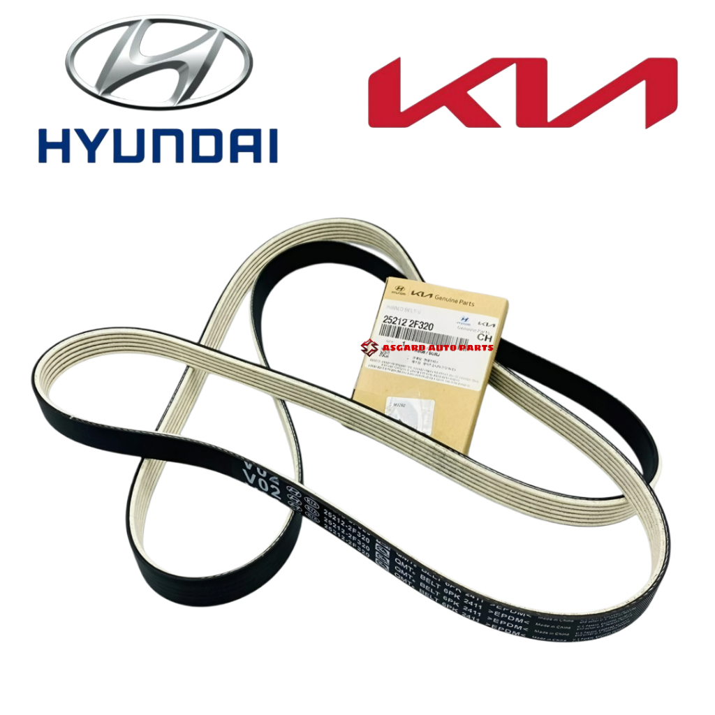 HYUNDAI SANTAFE DM 2.2 / SORENTO UM 2.2 FAN BELT (25212 2F320)