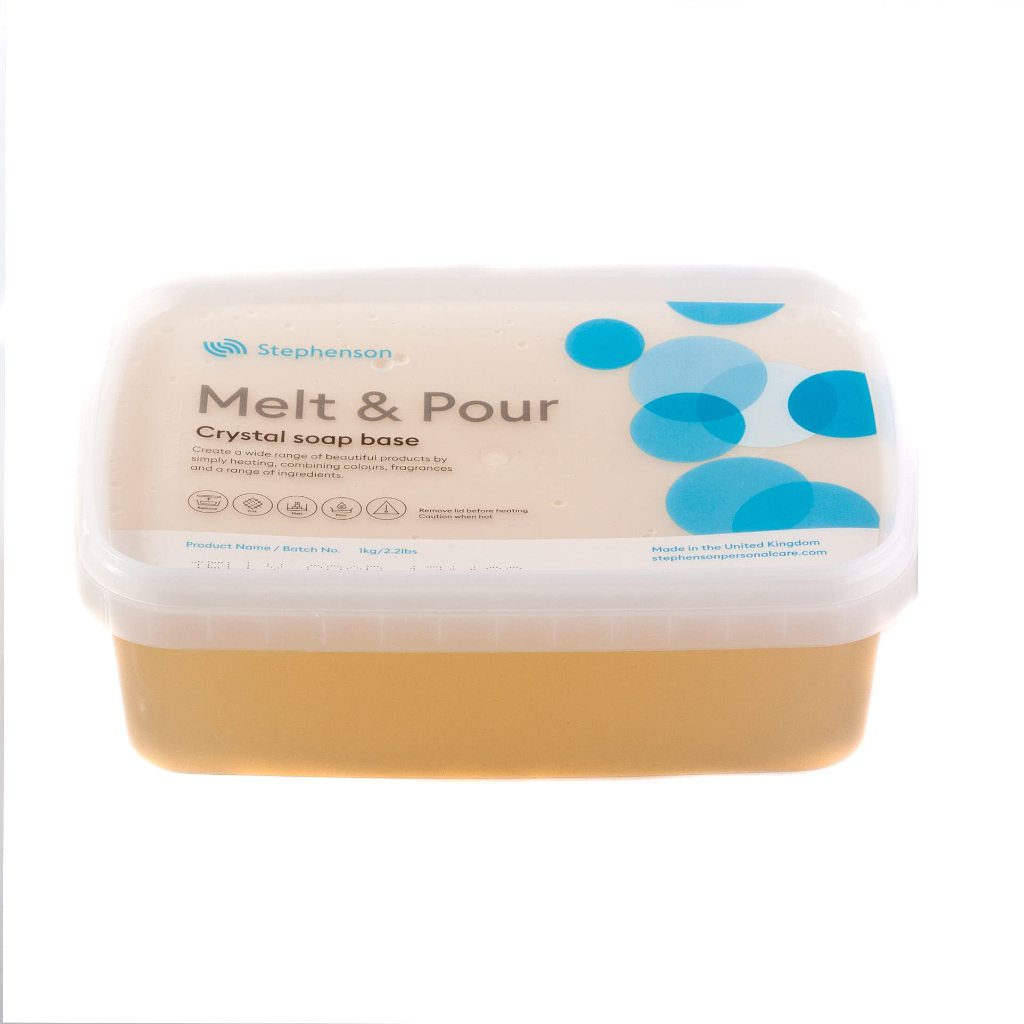 STEPHENSON Melt & Pour CRYSTAL 175846 JS JELLY SOAP BASE - 1กก