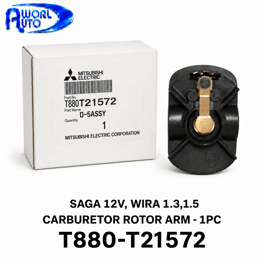 SAGA 12V, WIRA 1.3,1.5 CARBURETOR ROTOR ARM (T880-T21572) - 1PC