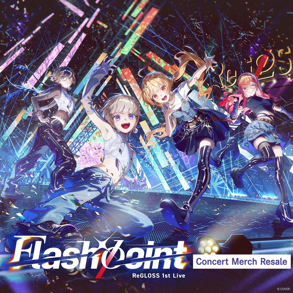[PO - Limited] hololive ReGLOSS 1st Live Flashpoint Concert Merch feat Raden, Hajime, Kanade, Ririka